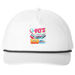 Raised On 90s Boy Bands Cassette Tape Retro Snapback Five-Panel Rope Hat