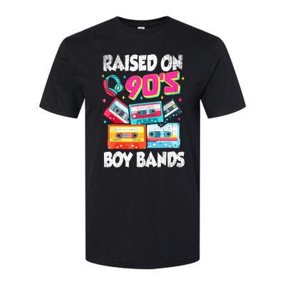 Raised On 90s Boy Bands Cassette Tape Retro Softstyle® CVC T-Shirt