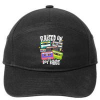 Raised On 90s Boy Bands Cassette Tape Retro 7-Panel Snapback Hat