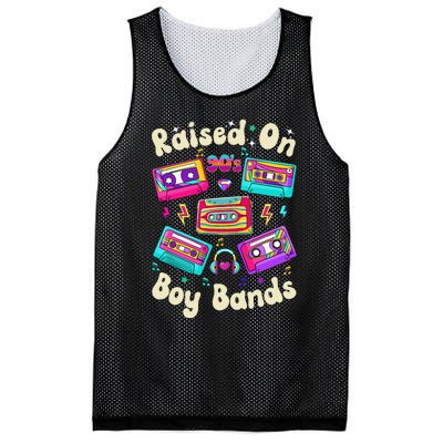 Raised On 90s Boy Bands Cassette Tape Mesh Reversible Basketball Jersey Tank