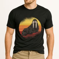 Retro Ocean Animal Sea Walrus Lover Walrus Cooling Performance Crew T-Shirt