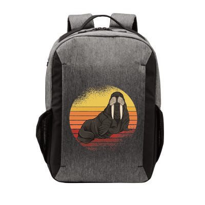 Retro Ocean Animal Sea Walrus Lover Walrus Vector Backpack