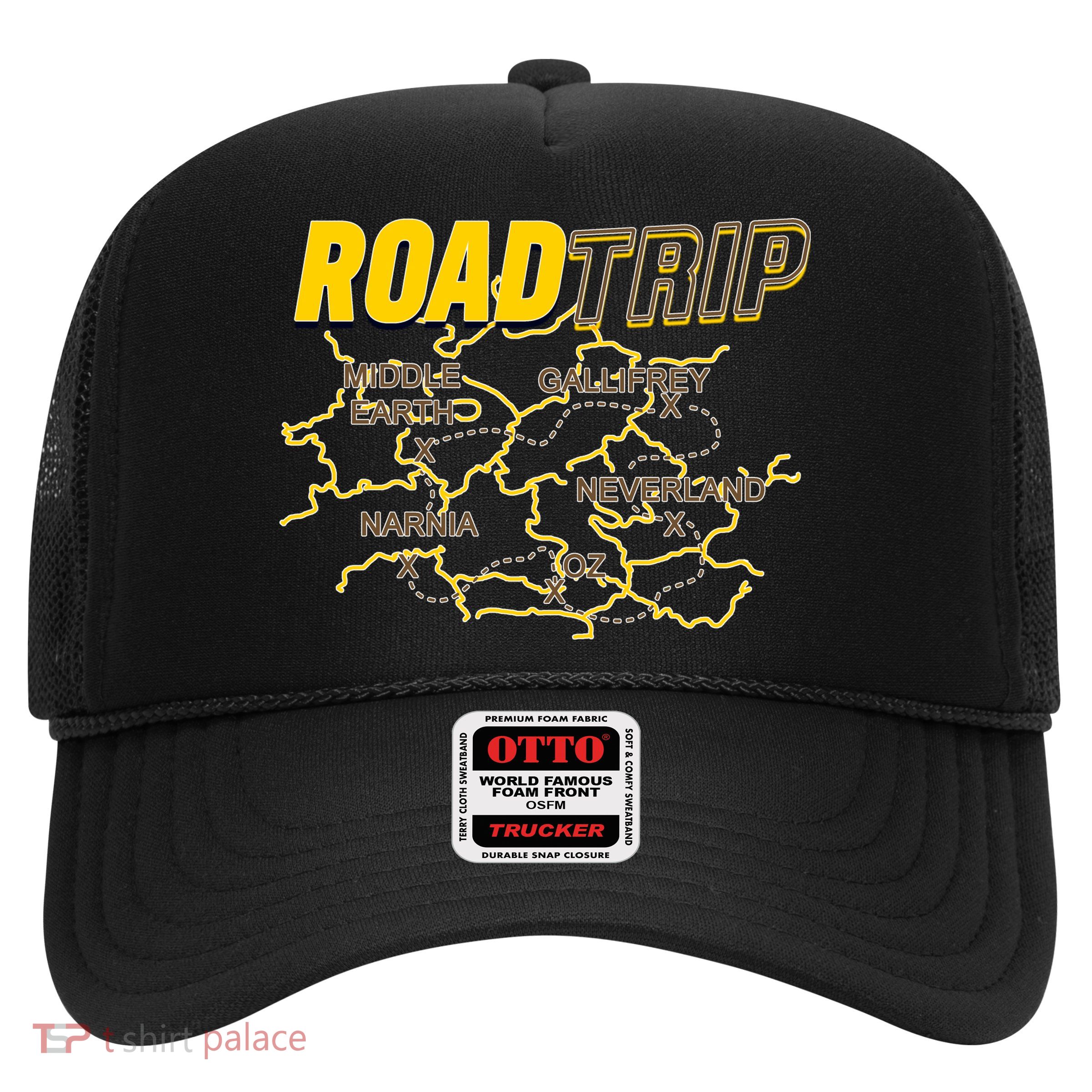 Road Trip Fantasy Treasure Map Trucker Hat