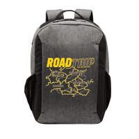 Road Trip Fantasy Treasure Map Vector Backpack