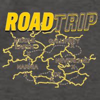 Road Trip Fantasy Treasure Map Vector Backpack