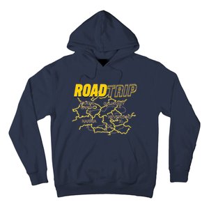 Road Trip Fantasy Treasure Map Hoodie