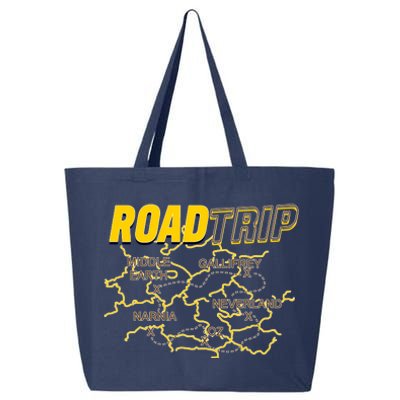 Road Trip Fantasy Treasure Map 25L Jumbo Tote