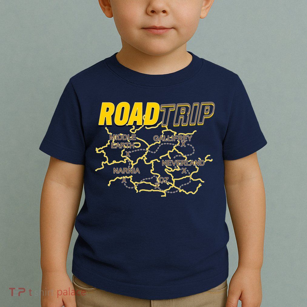 Road Trip Fantasy Treasure Map Toddler T-Shirt