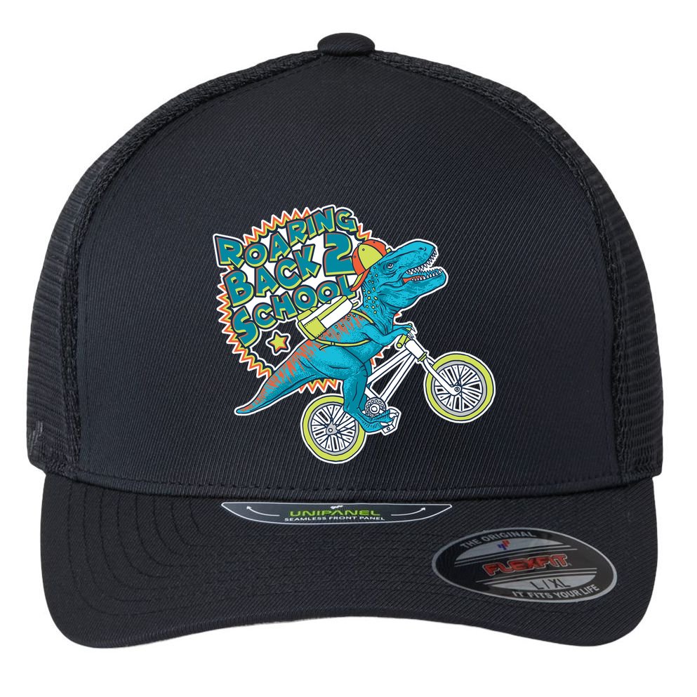 Roaring Back 2 School Flexfit Unipanel Trucker Cap