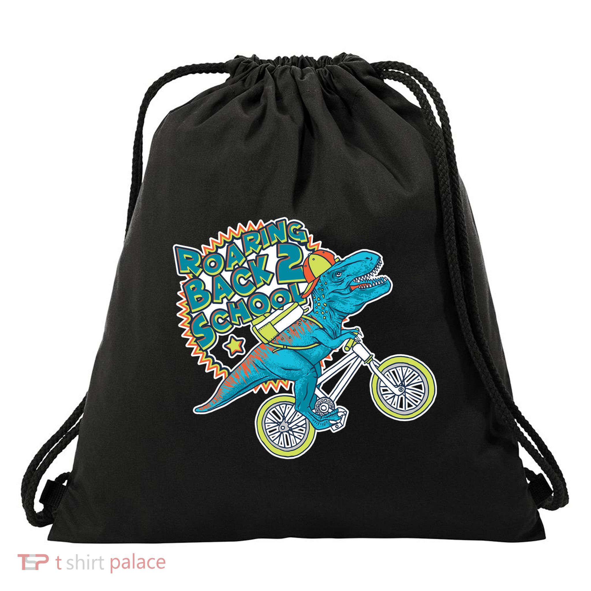 Roaring Back 2 School Drawstring Bag