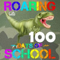 Roaring Into 100 Days Of School Legacy Tie Dye Trucker Hat