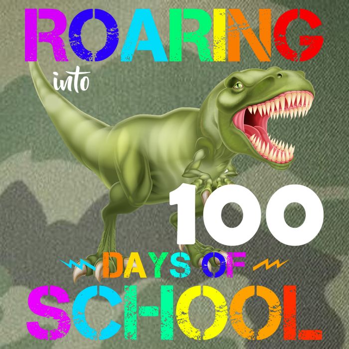 Roaring Into 100 Days Of School Legacy Tie Dye Trucker Hat