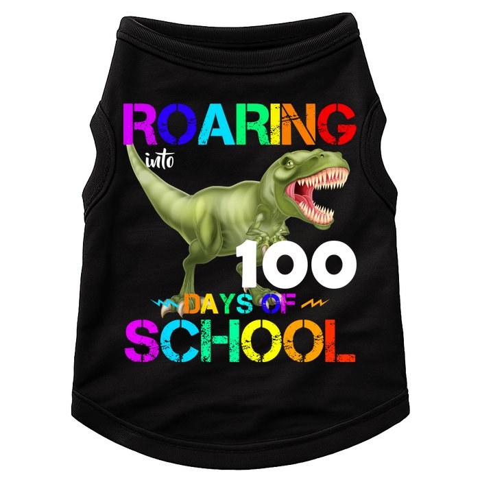 Roaring Into 100 Days Of School Doggie Tank