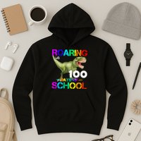 Roaring Into 100 Days Of School Hoodie