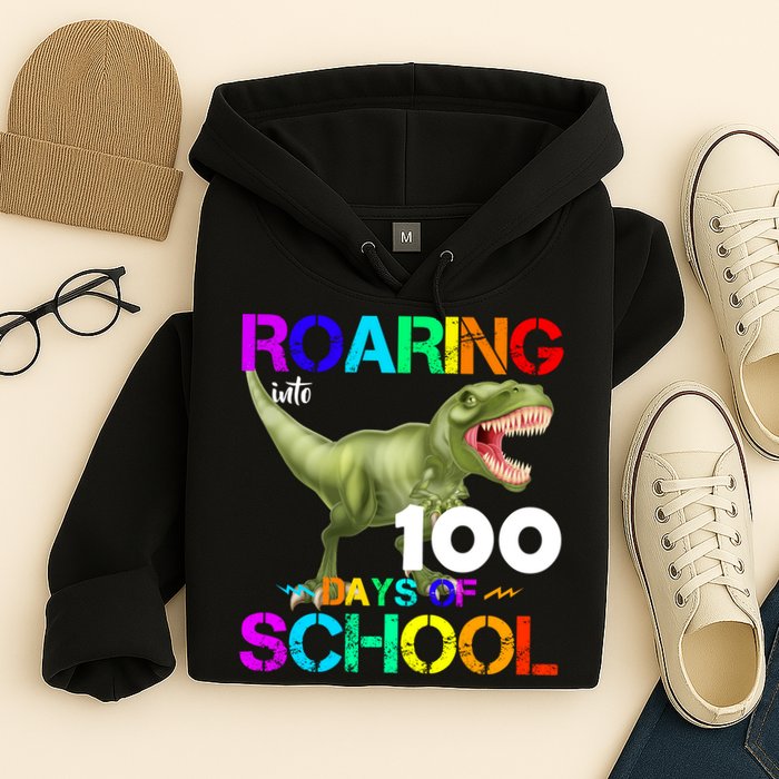 Roaring Into 100 Days Of School Hoodie