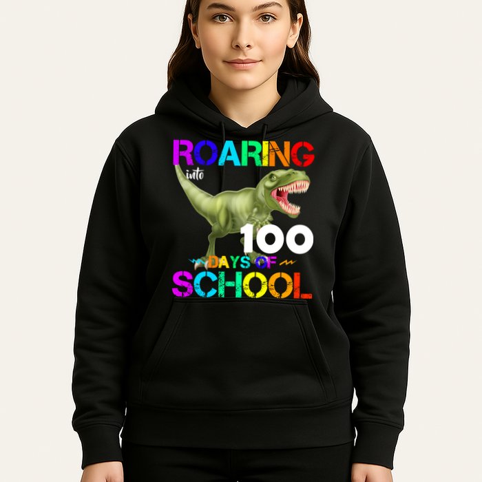 Roaring Into 100 Days Of School Hoodie