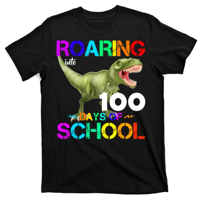 Roaring Into 100 Days Of School T-Shirt