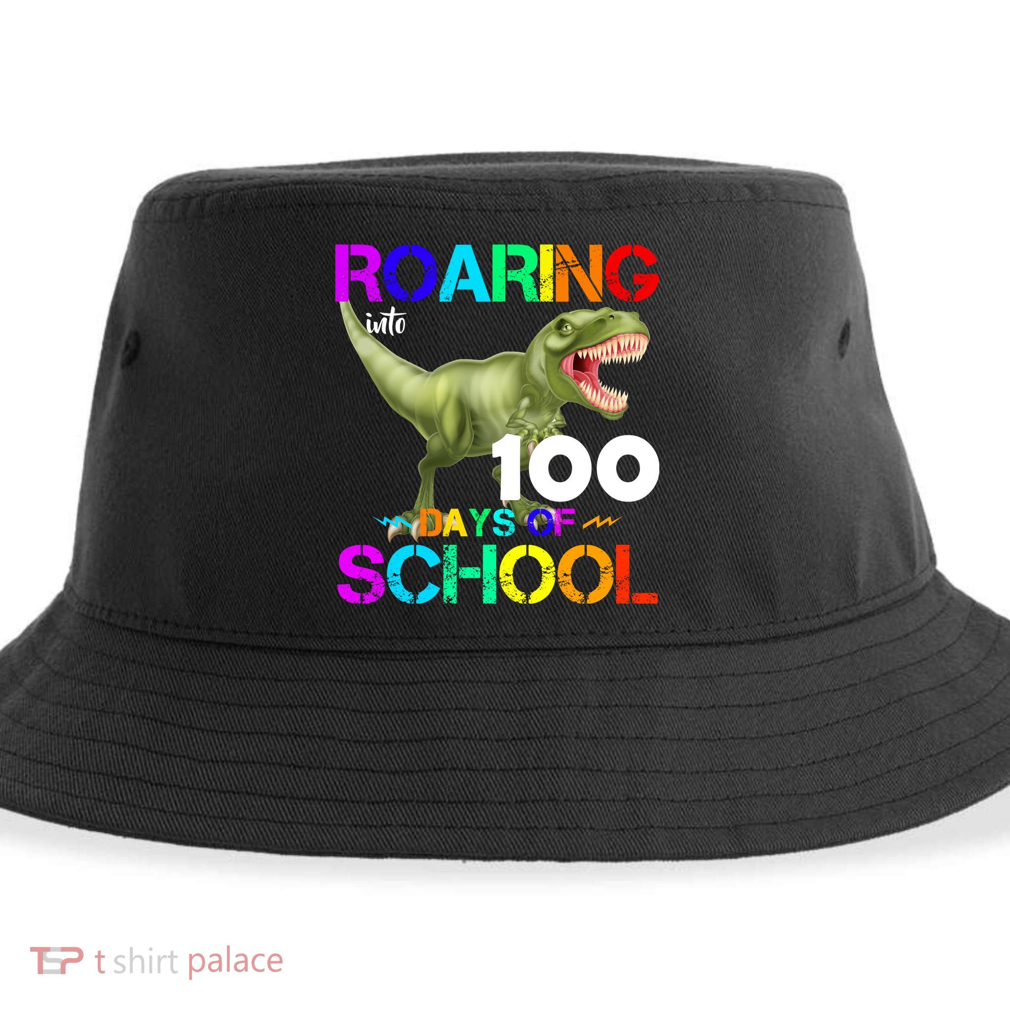 Roaring Into 100 Days Of School Sustainable Bucket Hat