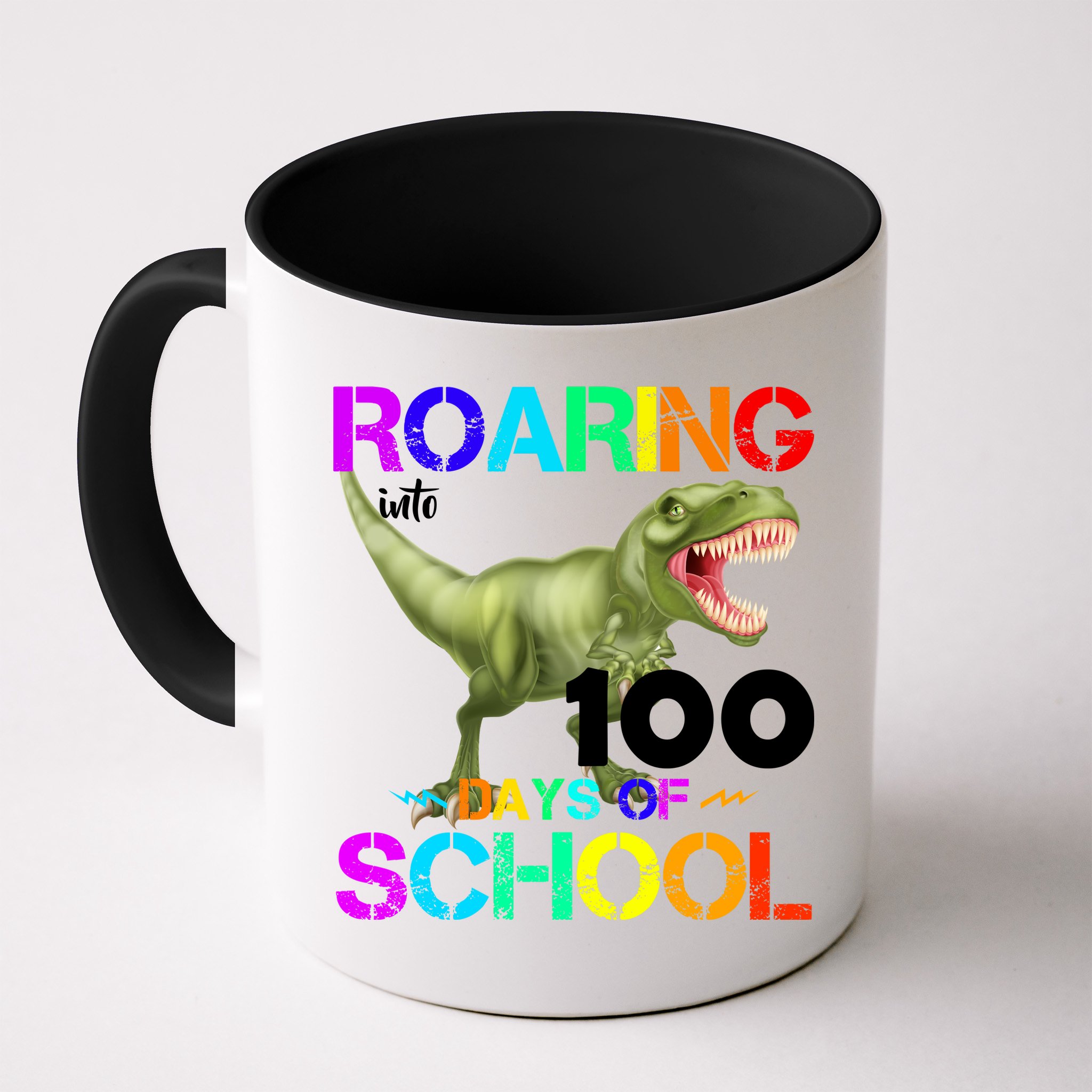 Roaring Into 100 Days Of School Mug