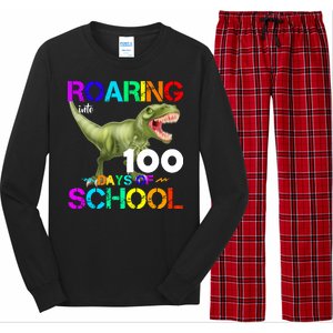 Roaring Into 100 Days Of School Long Sleeve Pajama Set