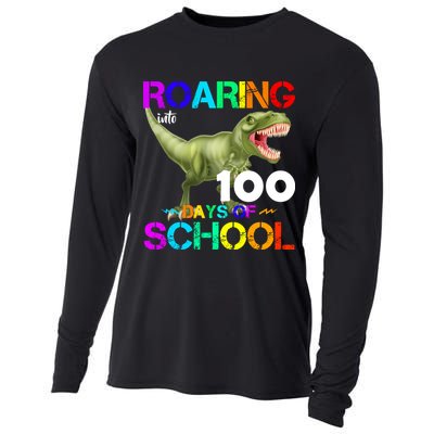 Roaring Into 100 Days Of School Cooling Performance Long Sleeve Crew