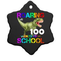 Roaring Into 100 Days Of School Ceramic Star Ornament