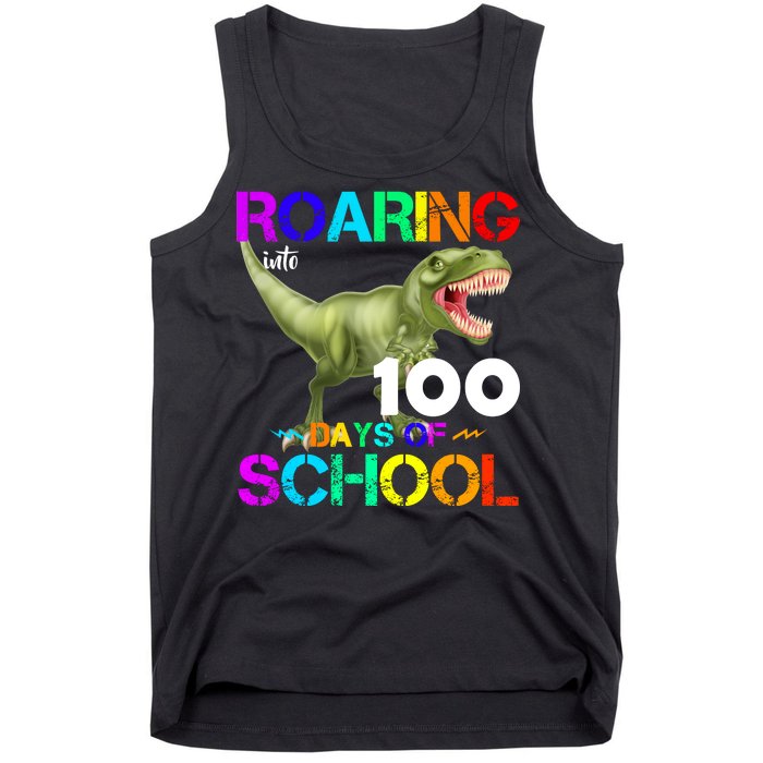 Roaring Into 100 Days Of School Tank Top