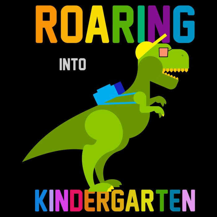 Roaring Into Kindergarten Cooling Performance Crew T-Shirt