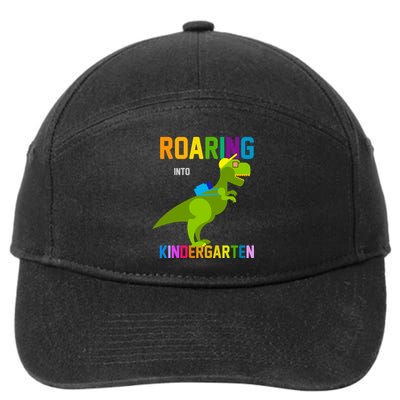 Roaring Into Kindergarten 7-Panel Snapback Hat