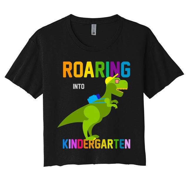 Roaring Into Kindergarten Crop Top