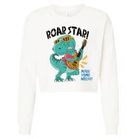 Roarstar Make Some Noise Cropped Pullover Crew