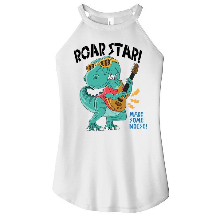Roarstar Make Some Noise Women's Perfect Tri Rocker Tank
