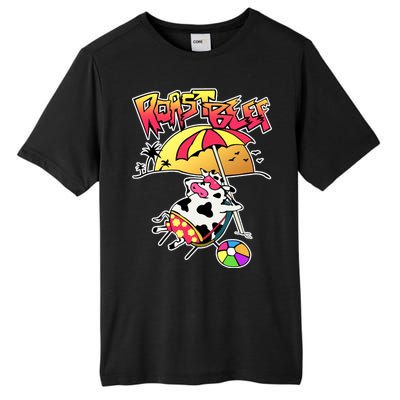 Roast Beef Dustin Cow On The Beach Tall Fusion ChromaSoft Performance T-Shirt