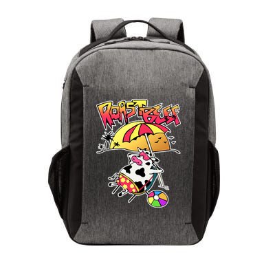 Roast Beef Dustin Cow On The Beach Vector Backpack