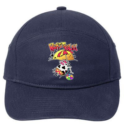 Roast Beef Dustin Cow On The Beach 7-Panel Snapback Hat