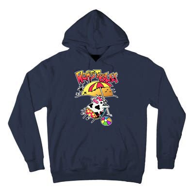 Roast Beef Dustin Cow On The Beach Tall Hoodie