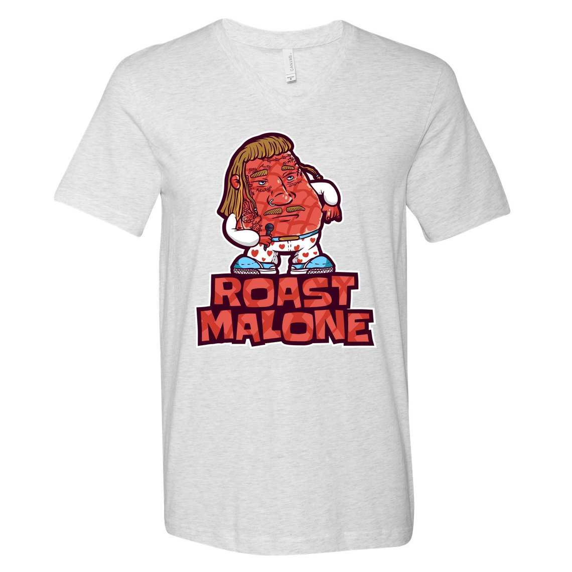Roast Malone V-Neck T-Shirt