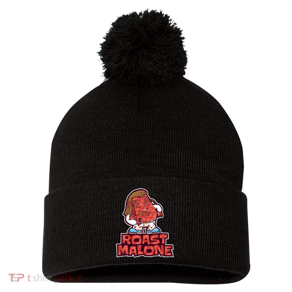 Roast Malone Pom Pom 12in Knit Beanie