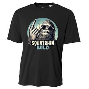 Rock On Bigfoot Sasquatch Rock on Cooling Performance Crew T-Shirt