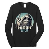 Rock On Bigfoot Sasquatch Rock on Long Sleeve Shirt