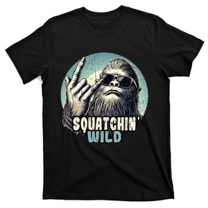 Rock On Bigfoot Sasquatch Rock on T-Shirt