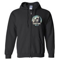 Rock On Bigfoot Sasquatch Rock on Full Zip Hoodie