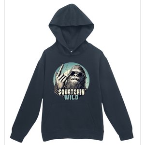 Rock On Bigfoot Sasquatch Rock on Urban Pullover Hoodie