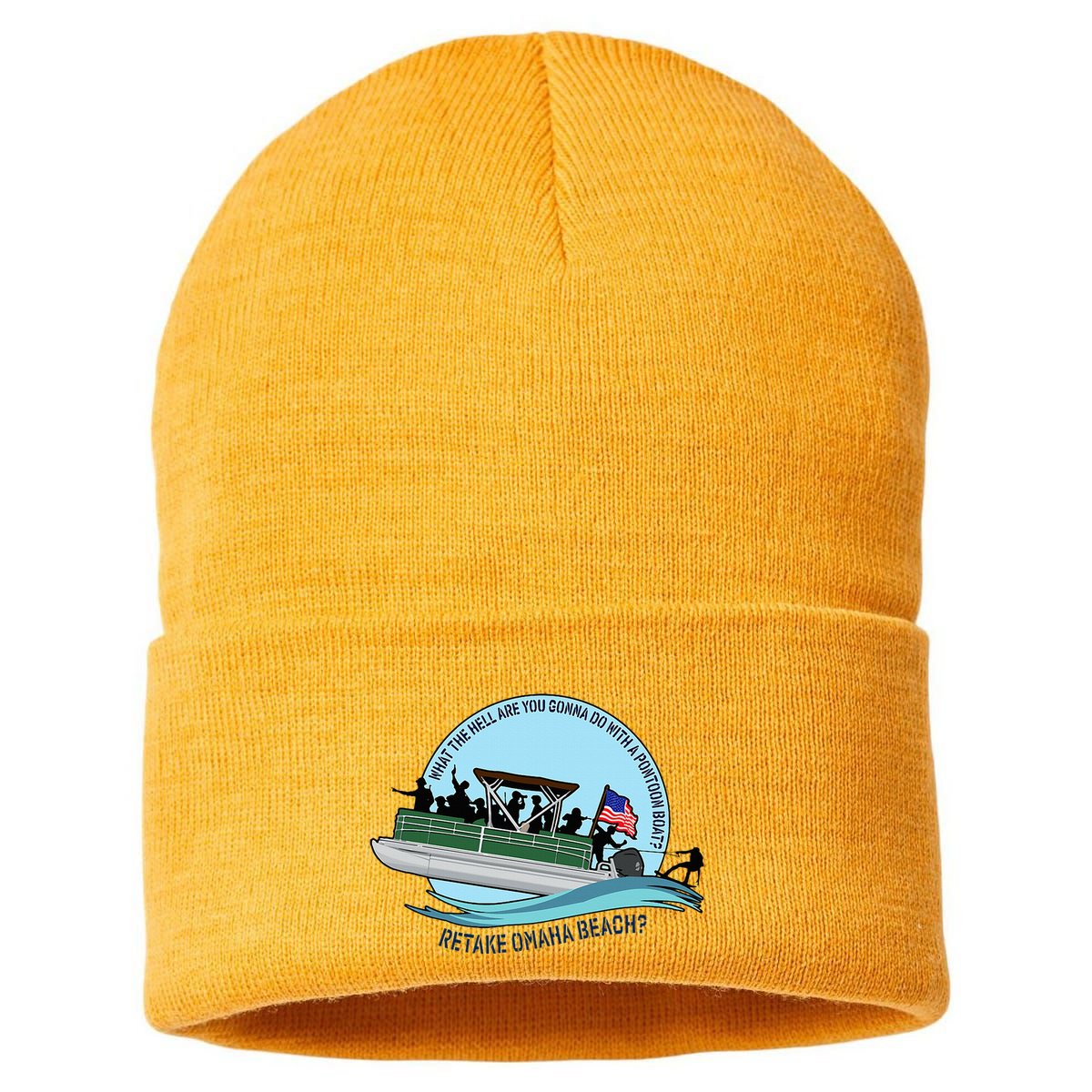 Retake Omaha Beach Sustainable Knit Beanie