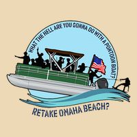 Retake Omaha Beach Zip Tote Bag
