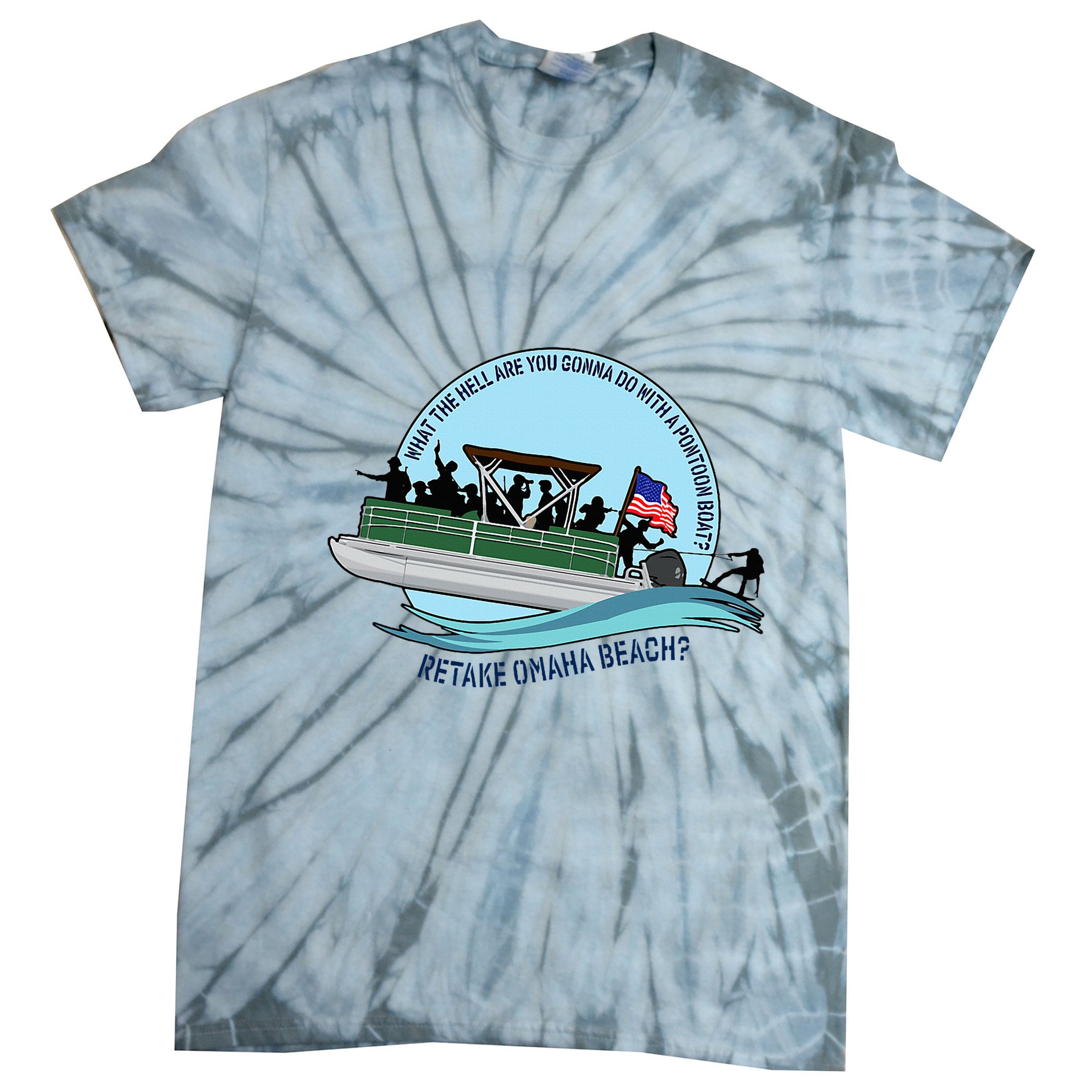Retake Omaha Beach Tie-Dye T-Shirt