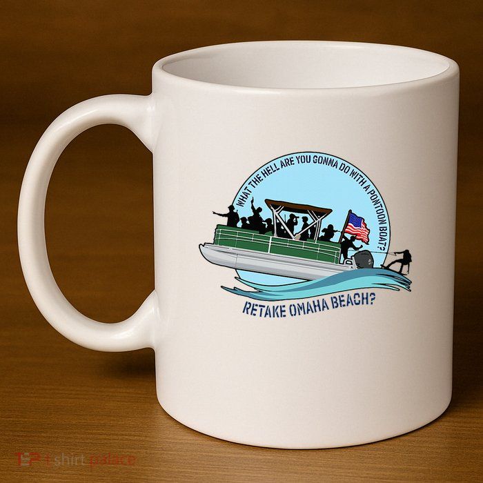 Retake Omaha Beach 11oz C Handle Ceramic Mug