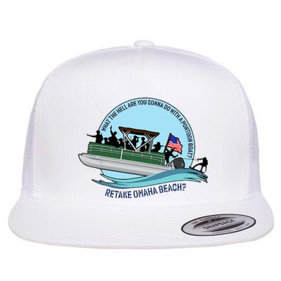 Retake Omaha Beach Flat Bill Trucker Hat