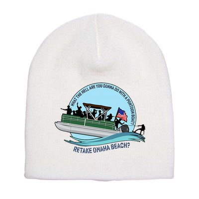 Retake Omaha Beach Short Acrylic Beanie