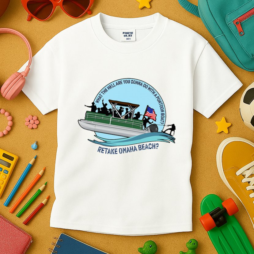 Retake Omaha Beach Kids T-Shirt